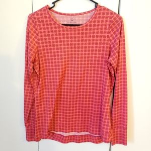 Lands end pool swim shirt small pink